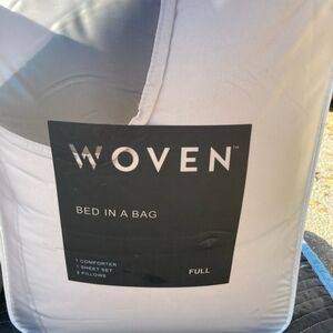 Woven Full Bed in a Bag - Tan/Brown